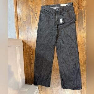 NWT rag & bone Lori mid-rise wide leg jeans 28